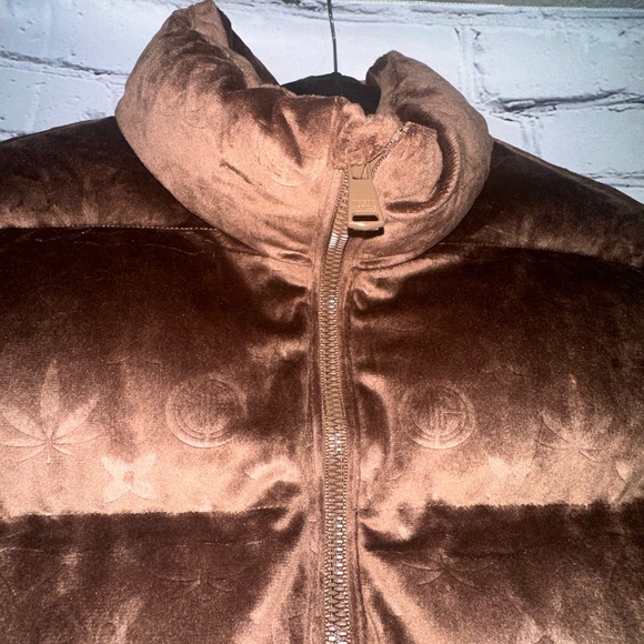 Maison Article Men’s Page free jacket. Brown, super soft velvet feeling fabric. - Picture 5 of 13